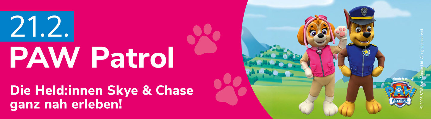 Paw Patrol am 21.2. im CCA
