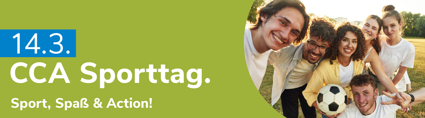 Sporttag am 14.3. im CCA