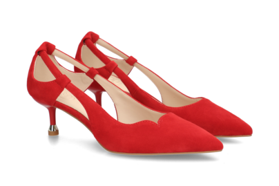 Zwei rote Pumps