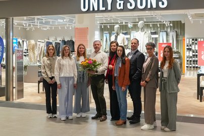 Only and Sons Eröffnung mit dem Centermanagement 