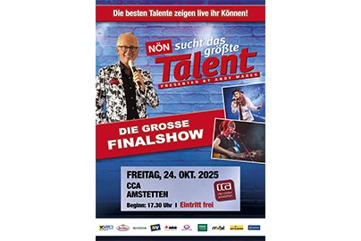NÖN sucht das größte Talent Plakat am 24.10.